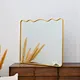 wavy edge mirror
